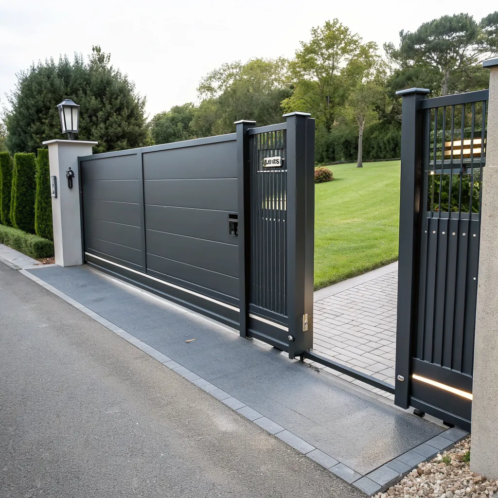 Automated Sliding Steel Gate