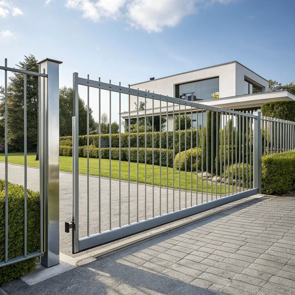 Modern Steel Swing Gate