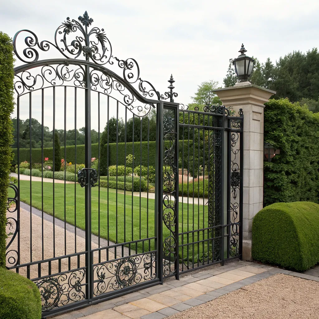 Ornamental Wrought Iron Gate